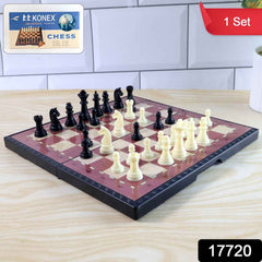 Foldable Magnetic Chess Board - Travel Friendly 24x24 cm