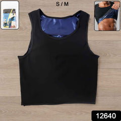Men's Sweat Shaper Tank Top – Slim Fit Neoprene Vest for Weight Loss