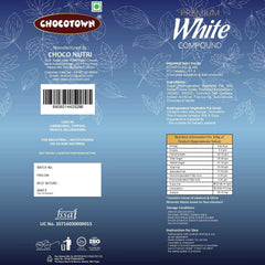 White Compound Chocolate – Premium 500gm Slab | Chocotown
