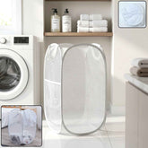 Foldable Mesh Laundry Basket Ð Space-Saving & Breathable Organizer
