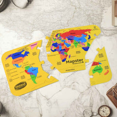 World Map Puzzle – Educational EVA Foam Toy for Kids 5+