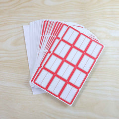 Writable Label Stickers – 50 Sheets Strong Adhesive for Easy Organizing