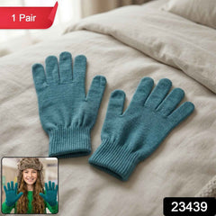 Warm Winter Knitted Gloves Ð Soft, Stretchable & Unisex for Cold Weather