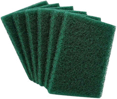 Scrub Sponge Pads – Aqua Green, Pack of 6 for Home | Velvet Wipe