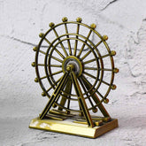 Metal Desktop Wheel Tower – Durable & Elegant Table Ornament