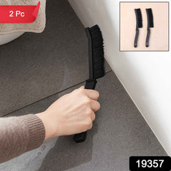 Long Handle Corner Cleaning Brush – Stiff Bristle 2 Pc Set