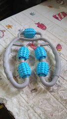 Muscle Massage Roller – 5 Wheels for Leg & Body Relief | Velvet Wellness