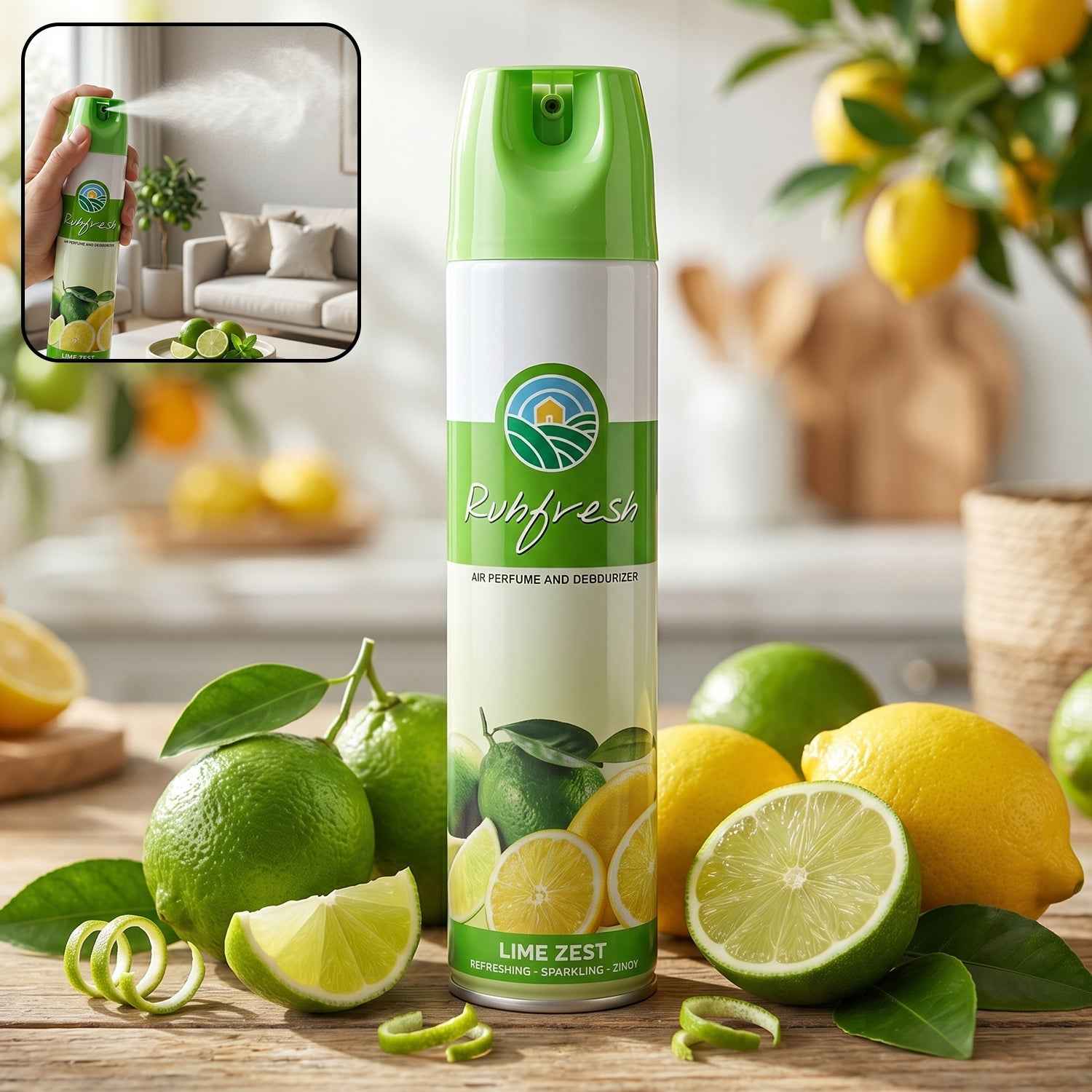 Air Freshener Spray Ð Refreshing Citrus Effect for Every Space