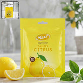 Maxs Tangy Citrus Gel Air Freshener Ð Long-Lasting Freshness for Indoor Use