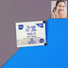 Aqua Face Wash Sachet – Instant Fresh Glow & Oil Control