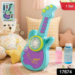 Electric Guitar Bubble Machine – Automatic Fun for Kids
