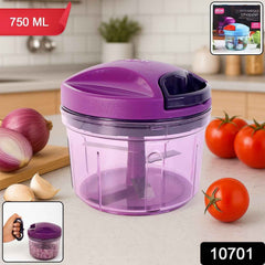 Vegetable Chopper 750ml – Efficient Pull String Cutter