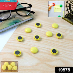 Fridge Magnets – Strong Round Push-Pin Style (10 Pc Set)