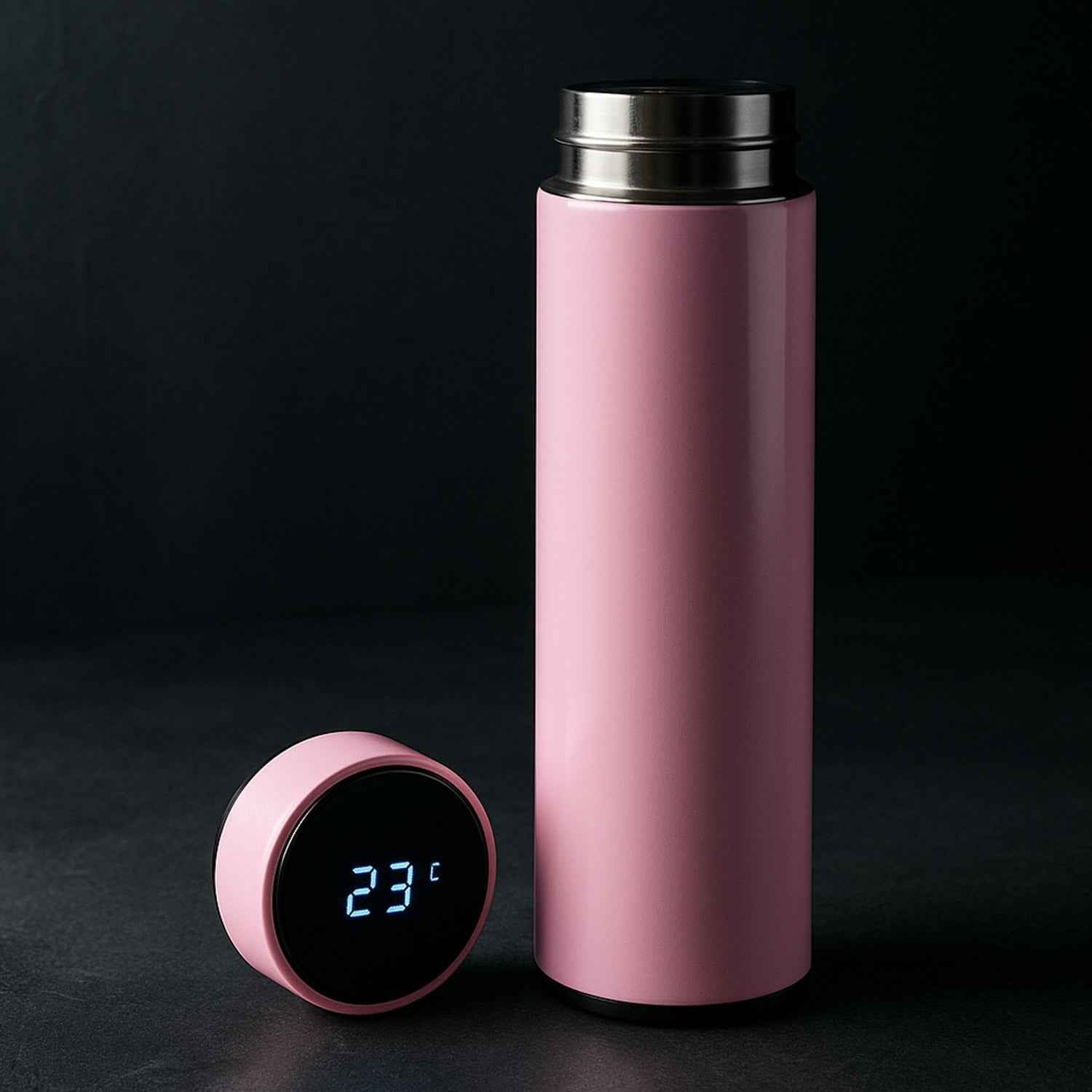Smart Vacuum Insulated Water Bottle – LED Temperature Display 500ML