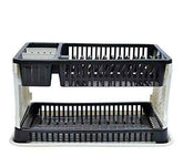 Dish Drying Rack – Water Storing Tray & Utensil Organizer | CookAura