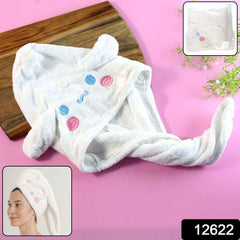 Hair Drying Towel Cap – Ultra Soft Microfiber Quick-Dry Wrap