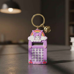 Kuromi Calculator Keychain – Compact Pocket-Sized Digital Calculator