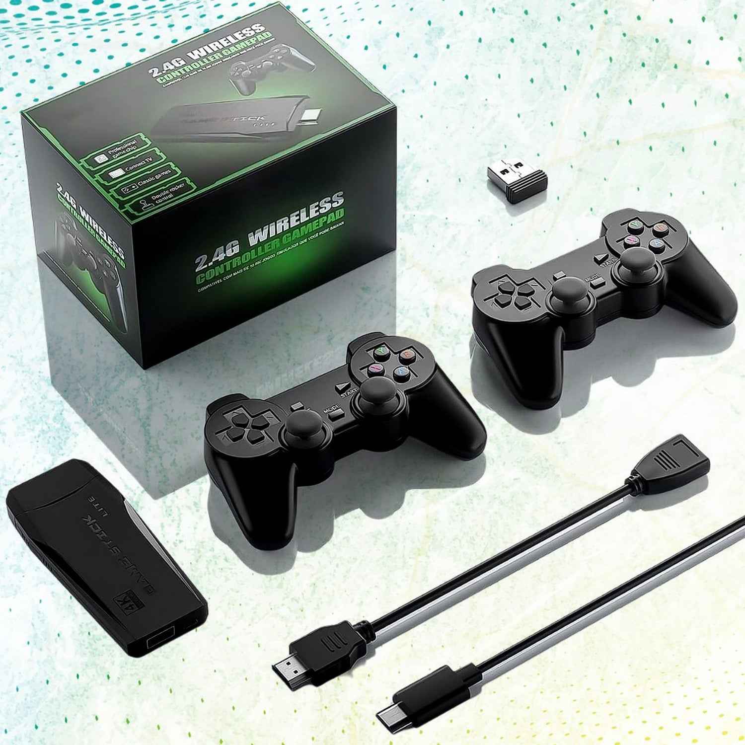 Wireless Gaming Console – 10,000+ Games, 4K HD Output | Spark Tots