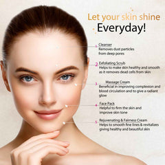 Herbal Facial Kit – 5-Step Glow Enhancing Skincare Set