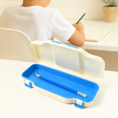 Multi-function childrenβs pencil case with Tic Tac Toe game and tokens
