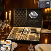 Stainless Steel Cutlery Set – 24 Pc Polished Dinnerware