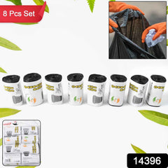 Eco-Friendly Disposable Garbage Bags – Durable 8 pcs Set