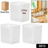 Clear Plastic Drawer Organizer – 3 Pcs Versatile Storage | BeautyBare