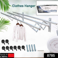 Foldable Clothes Rail – Stainless Steel Wall Mount | BathNova
