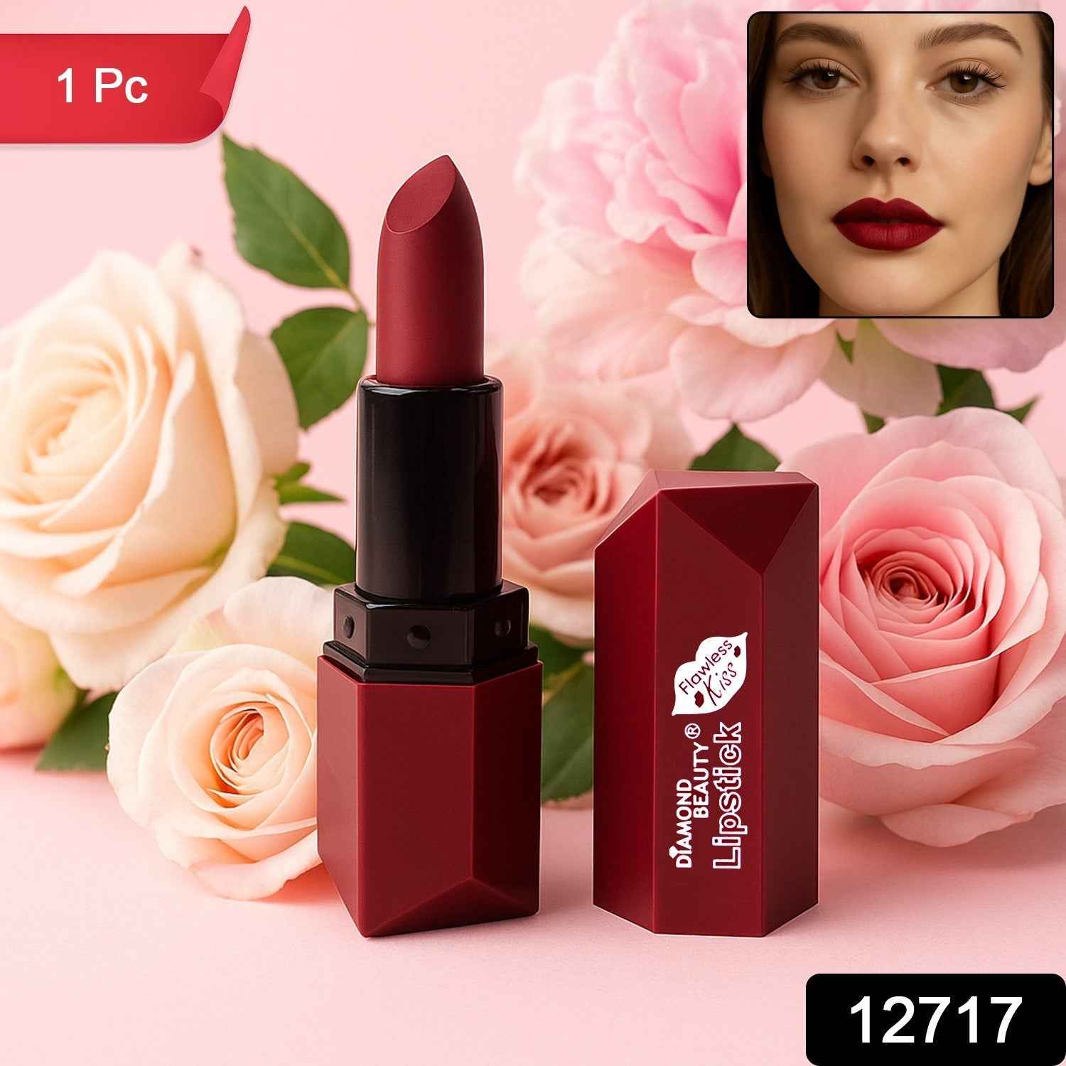 Matte Lipstick – Long-Lasting Bold Lip Color with Creamy Texture
