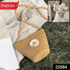 Jute Crossbody Bag – Lightweight Casual & Travel Essential