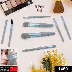 Mini Makeup Brush Set – 8-Pc Portable Synthetic Kit | BeautyBare