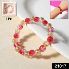 Beaded Stretch Bracelet – Lightweight Elegant Daily Wear Accessory