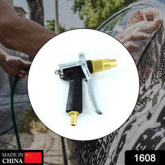 Gold Hose Nozzle – Durable Metal Trigger Spray | Grow Garden Tools