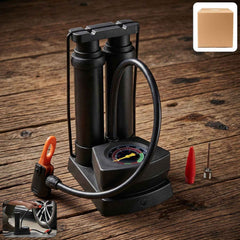 Foot Air Pump – Compact, Portable with Pressure Gauge for Tires