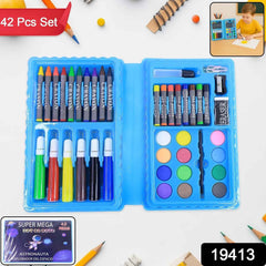 Kids Art Set – 42-Piece Creative Drawing & Painting Kit