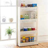 Space Saving Storage Rack – 4-Tier Multipurpose Trolley | Organivo