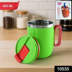 Insulated Mug – 400 ml Spill-Resistant Panda Design