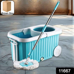 Spin Mop – 360° Rotating Stainless Steel Spinner for Deep Cleaning