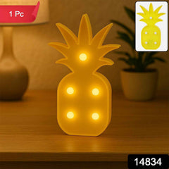 Pineapple Shaped LED Night Light – Battery Operated Decorative Lamp