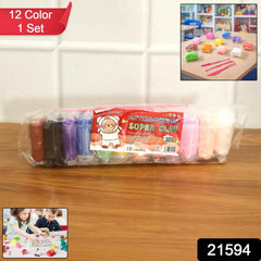 Antibacterial Kids Clay Set – 12 Vibrant Colours for Creative Play