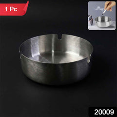 Round Tabletop Cigarette Ashtray – Multi Rest Slots & Stable Base