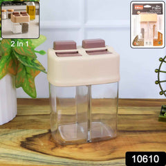 Salt and Pepper Dispenser – Dual Chamber 2-in-1 Spice Shaker