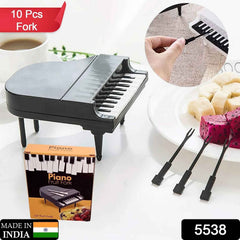 Piano Fruit Forks – 10 Pc Decorative Snack Set | Vastate