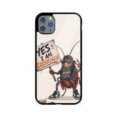 Cockroach specials - Mobile Glass Back Cover