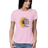 Sunflower Design - Half Sleeve T shirt