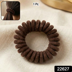 Soft Stretchable Telephone Wire Hair Band Ð No Crease & Secure Fit
