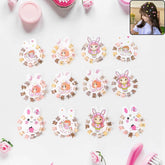 Mini Claw Hair Clips – 120-Piece Pastel Bear Set for Girls