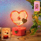 Romantic Heart-Shaped LED Light – Soft Glow Decorative Showpiece