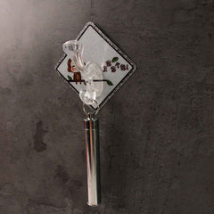 Cartoon Print Transparent Wall Hook – Waterproof Self-Adhesive
