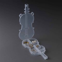 Violin Shape Storage Box – Multi-Compartment Organizer